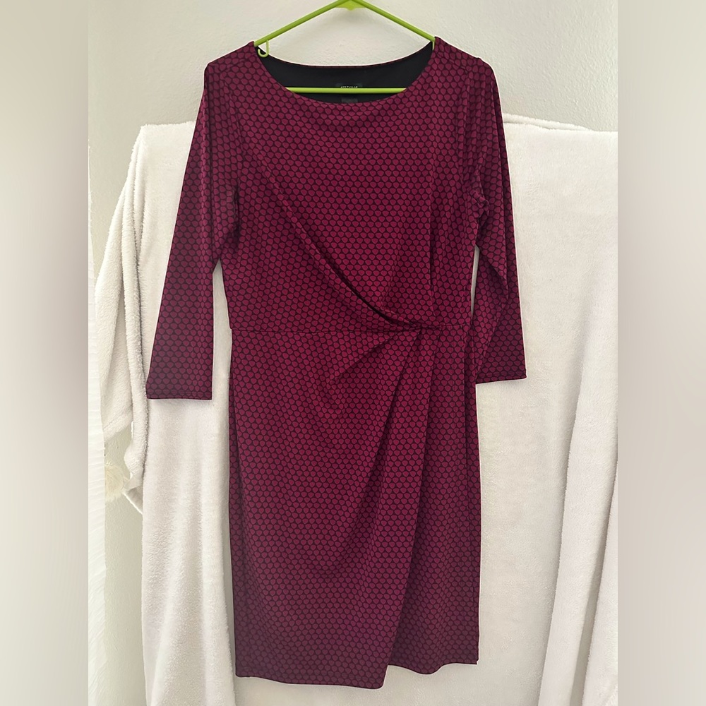 Burgundy Ann Taylor Dress